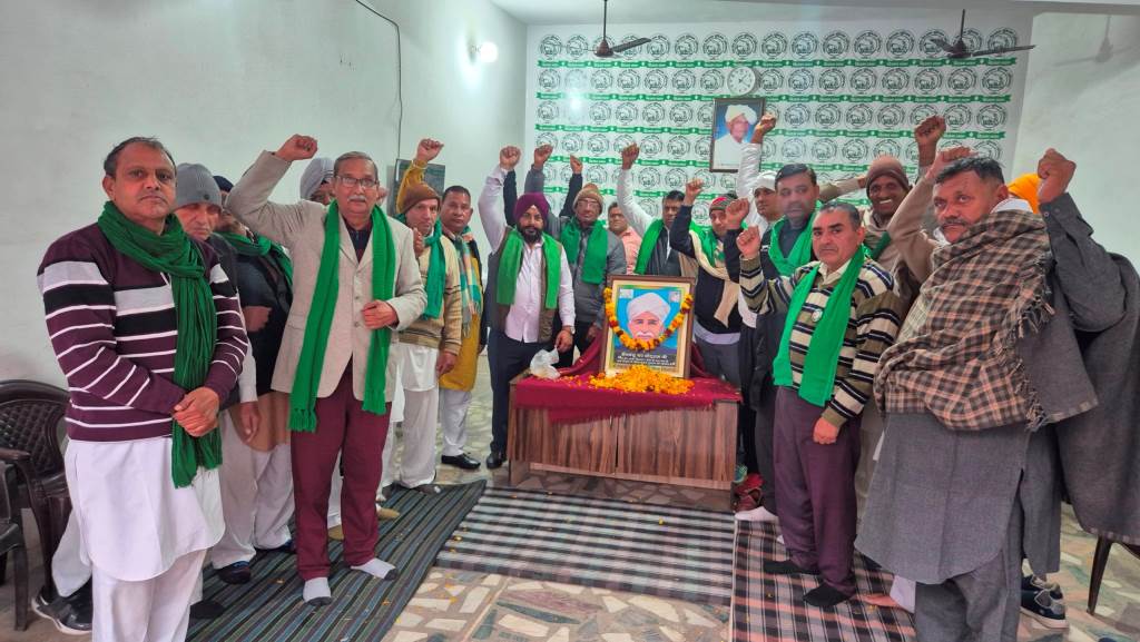 The fight for rights will be intensified by following the path shown by Sir Chhotu Ram the messiah of farmers and laborers Ratan Mann